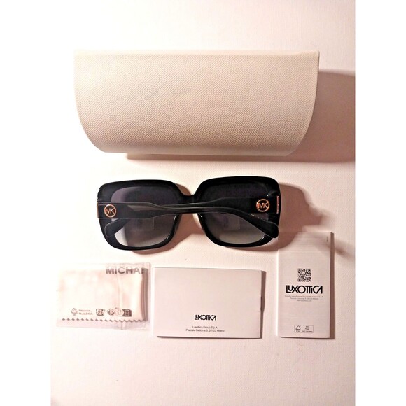 Michael Kors Sunglasses MK 2183U Mallorca Black Grey Gradient Case Old Money - Picture 4 of 9